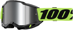 100-percent - Accuri 2 Goggle Neon Yellow Mirror Silver Lens - 50014-00040