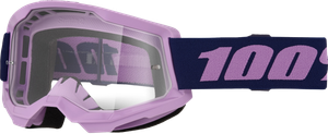 100-percent - Strata 2 Goggle Purple Clear Lens - 50027-10025