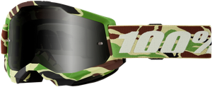 100-percent - Strata 2 Sand Goggle War Camo Smoke Lens - 50030-00006