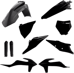 Acerbis - Full Plastic Kit Ktm Black - 2986510001