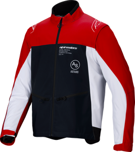 Alpinestars - Lite-dura Softshell Jacket Black/bright Red/white 3x - 3700225-1342-3XL