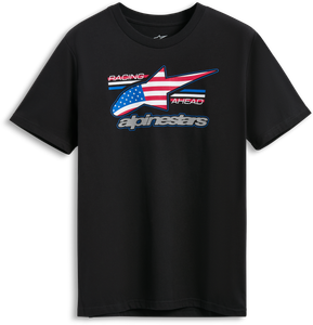 Alpinestars - Nationals Ss Csf Tee Black/usa Md - 1235-72365-1017-M