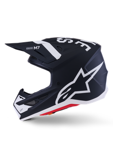 Alpinestars - Sm7 Dasher Helmet Blk/wht Matt 2x - 8302226-1121-XXL