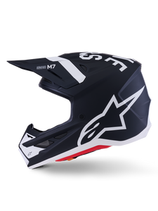 Alpinestars - Sm7 Dasher Helmet Blk/wht Matt Sm - 8302226-1121-S