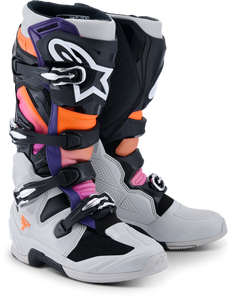 Alpinestars - Tech 7 Blk/lght Gry/orng Fl/magnta 12 - 2012025-1594-12