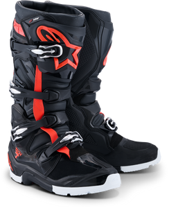 Alpinestars - Tech 7 Enduro Drystar Black/red Fluo/white 10 - 2010526-1321-10