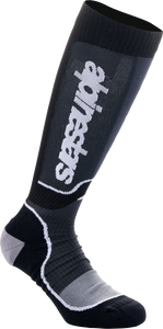 Alpinestars - Youth Mx Plus Socks Black/white Md/lg - 4742324-12-M/L