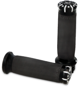 Burly Brand - Hawk Billet Handle Grip Set 08-24 Tbw Set - B16-1009BM