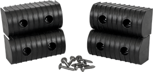 Caliber - Bunk Wrap End Cap Kit 2x4 4/pack W/ Hardware Black - 23051-BK