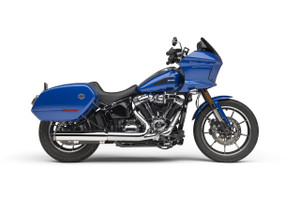 Cobra - 4" 2-1 Nh Slip-on Long Chrome W/blk Tip Softail 25-26 - 6542