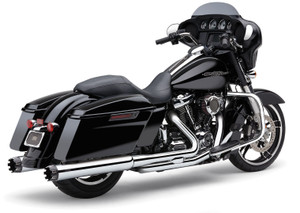 Cobra - 4" Dual Cut Tip Slip-on Chrome Flh/flt 17-25 - 6267