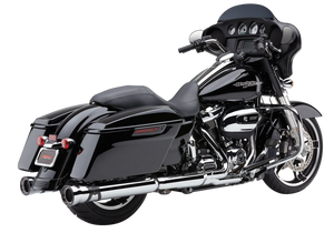 Cobra - 4" Race-pro Slip-ons Chrome Flh/flt 17-25 - 6216