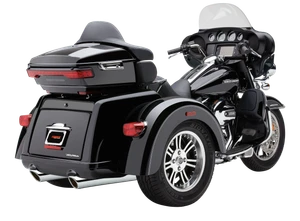 Cobra - 909-twins 4" Slip-ons Black Tri-glide 09-25 - 6303RB