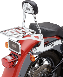 Cobra - Detachable Backrest Round Chrome Softail 00-06 - 602-2001