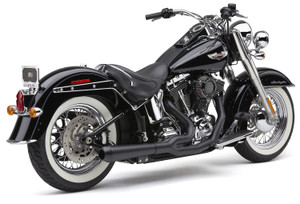 Cobra - El Diablo 2-1 Black Softail 12-17 - 6483B