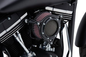 Cobra - Rpt Air Intake System Black / Black Softail 18-25 - 606-0104-05B-SB