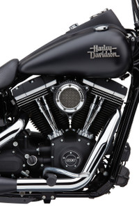 Cobra - Rpt Air Intake System Chrome / Black Sportster 91-22 - 606-0103-05CB-SB