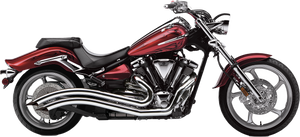 Cobra - Speedster Swept F/s Chrome Yam Raider 08-18 - 2225