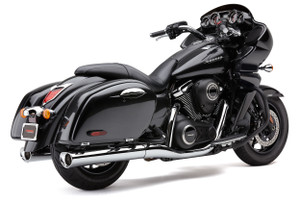 Cobra - Tri-flo Slip On Chrome Kaw Voyager/vaquero - 4228