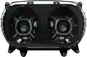 Cyron - Road Glide Headlights `15-22 Black - ABIG52A