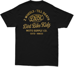 Dbk - Gold Nugget Tee Black Sm - AT-GOLDNUGGET-S