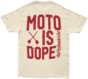 Dbk - Moto Is Dope Tee Cream 2x - AT-MOTODOPE-CRM-2X