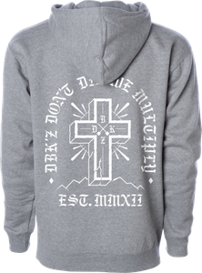 Dbk - Multiply Zip Hoodie Gunmetal Heather 2x - AHZ-MULTIPLY-GUN-2X