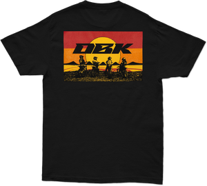 Dbk - Sunday Stripe Tee Black Lg - AT-SUNDAYSTR-L