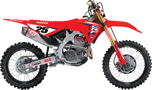 D-cor - Comlete Kit 25 Hrc Crf 450r (25) Wht Bg - 20-10-955