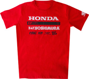 D-cor - Honda Factory2 Tee Red Lg - 80-132-3