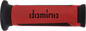 Domino Racing - A350 Turismo Grips Red/black Pair - A35041C4042C7-0