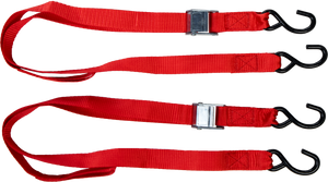 Fire Power - 1.5" X 6' Tie-down Red 2/pk - 29-13057