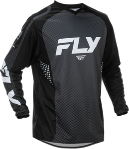 Fly Racing - F-16 Jersey Black/white 5x - 379-9205X