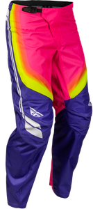 Fly Racing - F-16 Raze Pants Purple/pink/yellow Sz 30 - 380-93430