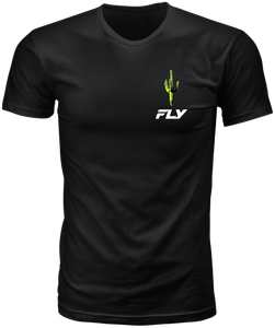 Fly Racing - Fly Desert Tee Black Sm - 354-0412S