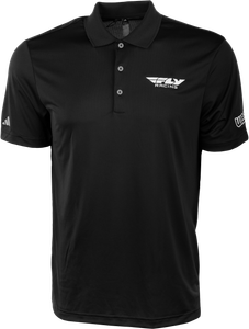 Fly Racing - Fly Racing Polo Black/white Xl - 99-7148X