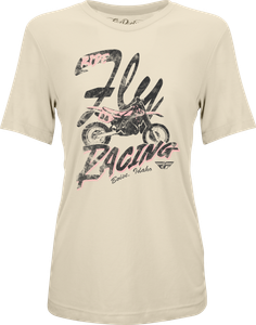 Fly Racing - Fly Women's Vintage Tee Bone Xl - 356-4031X