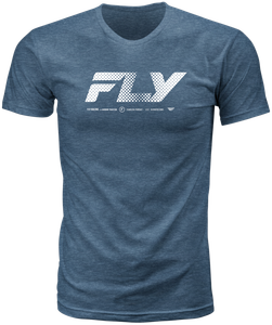 Fly Racing - Fly Worldwide Tee Blue Md - 354-0408M