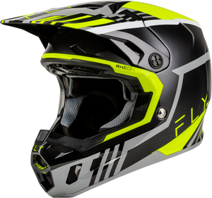 Fly Racing - Formula Cc Strike Helmet Grey/black/hi-vis Lg - 73-4364L