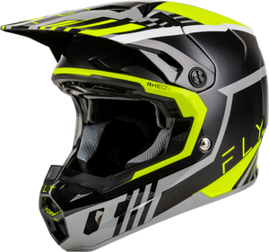 Fly Racing - Formula Cc Strike Helmet Grey/black/hi-vis Md - 73-4364M