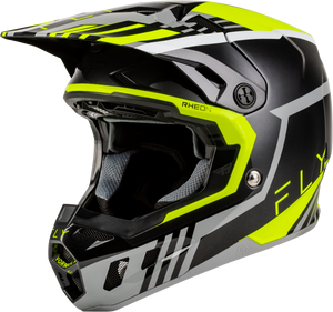Fly Racing - Formula Cc Strike Helmet Grey/black/hi-vis Sm - 73-4364S