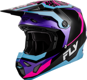 Fly Racing - Formula Cp Charge Helmet Black/purple/pink/blue Xs - 73-0063XS