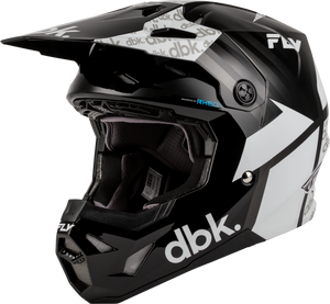 Fly Racing - Formula Cp Dbk Helmet Black/white/grey Lg - 73-0064L