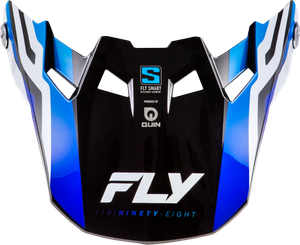 Fly Racing - Formula S Carbon Byte Visor Blue Carbon/blue/white Md/lg - 73-4452VM