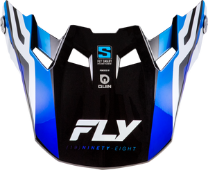 Fly Racing - Formula S Carbon Byte Visor Blue Carbon/blue/white Yl/sm - 73-4452VS