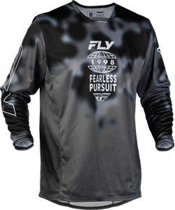 Fly Racing - Kinetic Blur Jersey Black/grey Xl - 380-420X