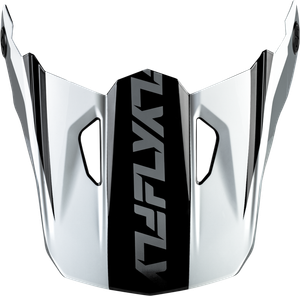 Fly Racing - Kinetic Crest Helmet Visor Black/white/grey Xs/sm - 73-8674VS
