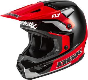 Fly Racing - Kinetic Dbk Helmet Black/red/grey 2x - 73-86782X