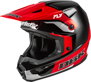Fly Racing - Kinetic Dbk Helmet Black/red/grey Md - 73-8678M