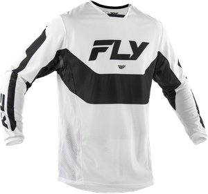 Fly Racing - Kinetic Mesh Jersey White/black Xl - 380-310X